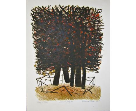 BERNARD CHEESE (1925-2013)'RING OF TREES'lithograph in colours, artist's proof III, signed, titled and dated 1965 in pencil79