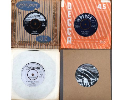 60S GROUPS; 9 SINGLES, SOME ON IMMEDIATE LABEL INCLUDING- THE CASTAWAYS - LIAR LIAR HL 10003,THE FIRST CUT IS THE DEEPEST - P