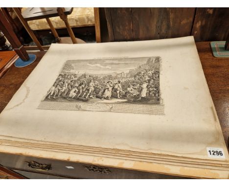 A QUANTITY OF PRINTS AFTER HOGARTH 