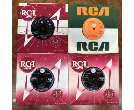 ELVIS PRESLEY 26 x SINGLES 60's/70's INCLUDING "YOU'RE TIME HASN'T COME YET BABY" - RCS1714, IF YOU TALK IN YOUR SLEEP - SOLI