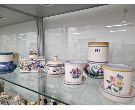A COLLECTION OF POOLE POTTERY WARES