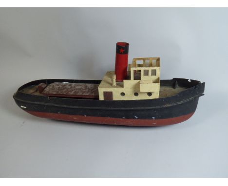 A Vintage Model of a Tug Boat, 51cm Long