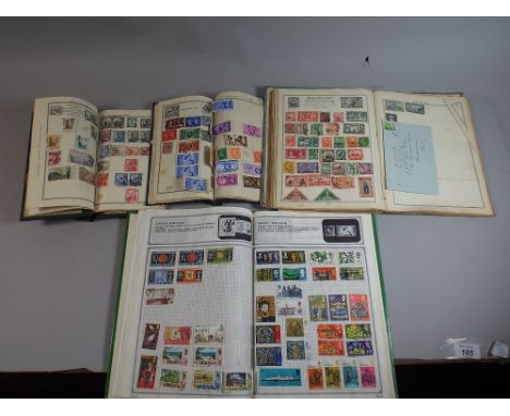 A Collection of Vintage Stamp Albums and Stock Books, to Include Contents