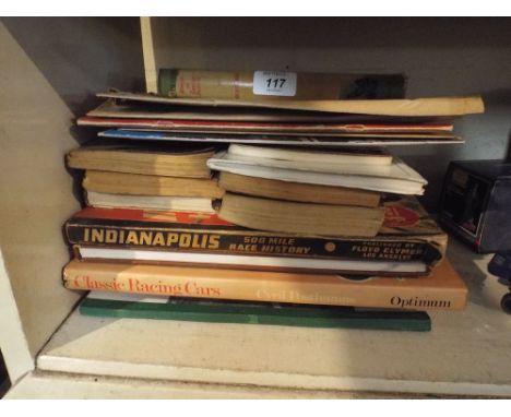 A Collection of Vintage Printed Ephemera Relating to American and British Motor Racing