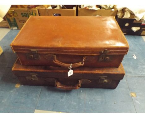 Two Vintage Suitcases