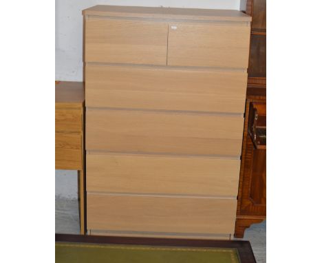 LIGHT OAK IKEA 2 OVER 4 CHEST     