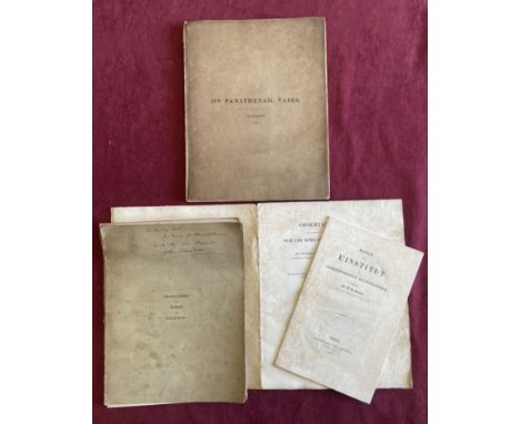 All Presentation Copiesÿ  [Panofka] Letronne (M.)ed.ÿObservations Philologiques et Archaelogiques Sur Les Noms des Vases Grec