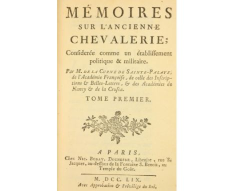 French Literature:ÿ Campan (Mme.)ÿMemoires sur la vie Privee de Maria Antoinette, 4 vols. Paris 1823;ÿNouvel Abrege Chronolog