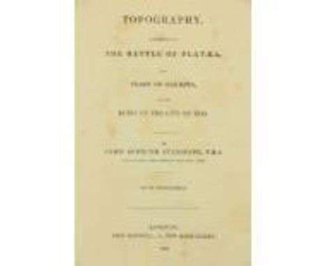 Stanhope (John Spencer)&nbsp;Topography, illustrative&nbsp;of The Battle of Plataea, The Plain of Olympia and the Ruins of th