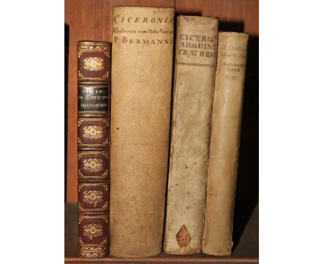 Cicero, etc:&nbsp;&nbsp; Hotomanni (Franc)ed.&nbsp;M. Tullii Ciceronis Epistolarum ad Quintum Fratrem Libri Tres, et ad Brutu