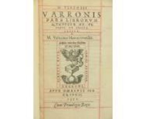 Three Works in Oneÿ  Terence -ÿM. Terentii Varronis Pars Librorum Quattour et Viginiti de Lingua Latina, M. Vertranius Maurus