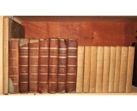 [Barthelemy (Jean Jacq.)]ÿVoyage du Jeune Anacharsis en Grece, 9 vols. Sm. 8vo Aux Deux-Ponts Chez Sanson et Compagnie) 1791.