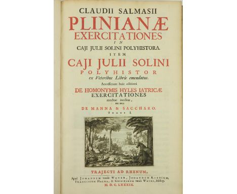 Salmasii (Claudii)ÿPlinianae Exereitationes in Caji Julii Solini Polyhistora, Item Caji Julii Solini Polyhistor ex Veteribus 