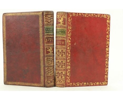 In Fine Contemporary Irish Bindingsÿ  Almanacs etc: Watson (Samuel)ÿThe Gentleman's and Citizen's Almanack, For the Years of 