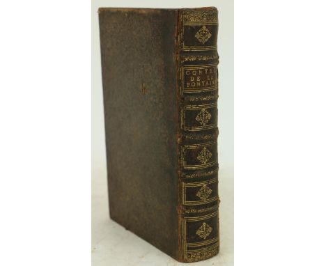 de la Fontaine -ÿContes et Nouvelles en Verse, 2 vols. in one, sm. 8vo Amsterdam (N. Etienne Lucas) 1721.ÿNew Edn., Engd. fro
