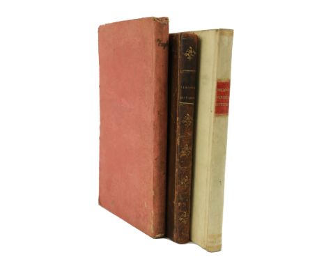 [Nichols (J.)ed] Long (roger) and John Taylor,ÿTwo Music Speeches at Cambridge, Spoken at Public Commencements..., 8vo L. 181