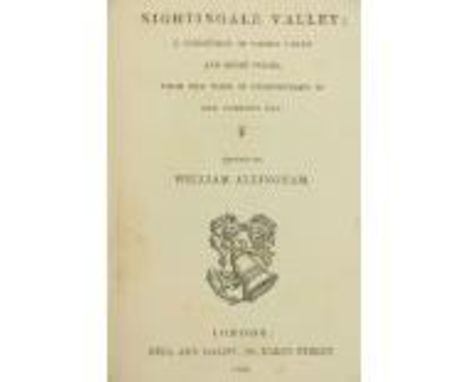 Irish Poetry: Allingham (Wm.)ed.ÿNightingale Valley; A Collection of Choice Lyrics and Short Poems. Sm. 8vo L. (Bell &amp; Da