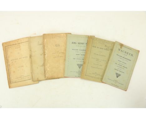 English Plays etc:ÿ Irving (Henry) Producer,ÿShakespeare's King Henry VIII, 8vo L. 1892. First Production, 5th Jan. 1892, wit