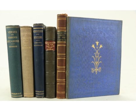 Manning (Henry Ed.)&nbsp;The Unity of the Church,&nbsp;roy 8vo L. 1842&nbsp;First Edn., cont. full calf, dble. gilt fillets &