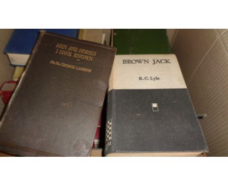20 volumes on racing,mostly published in the first half of the 20th century, some a little earlier or later, including Brown 