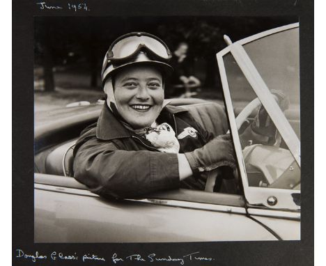 A superb trio of Sheila Van Damm photograph albums,each containing a fine selection of b&w photographs relating to rallying i