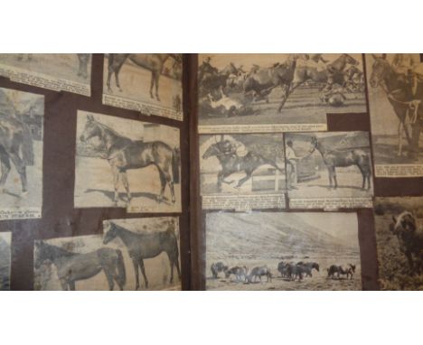 Racing memorabilia,a miscellany of items including big race day editions of The Sporting Life, scrapbooks, magazines, Timefor