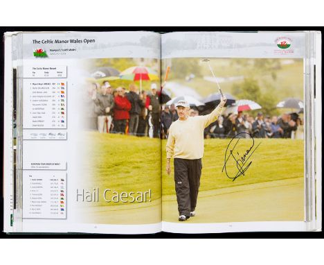Multi-signed European Tour Golf Yearbook 2006,contains 177 signatures, Rocca, Casey, Poulter, Van De Velde, Brand, Goosen, To