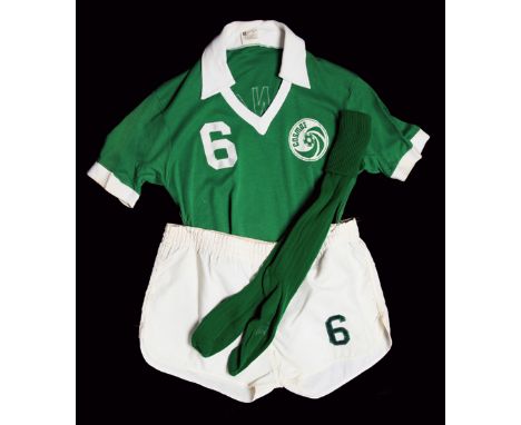 Franz Beckenbauer's Cosmos No.6 playing kit worn in the NASL Eastern Division Conference Championship (1st Leg) v Rochester L