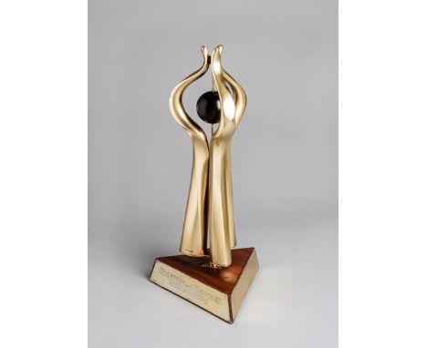 The retired trophy presented for the Benson and Hedges Irish Masters Snooker Tournament between 1978 and 1998,hallmarked Iris