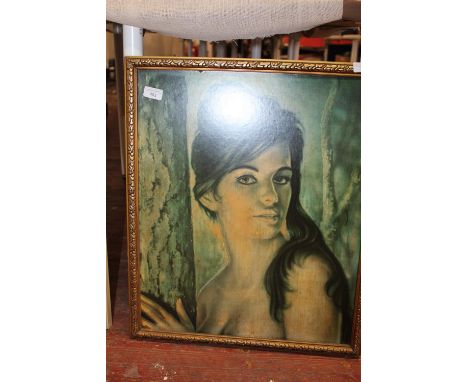 retro framed print 64cm x 52cm (postage unavailable) 