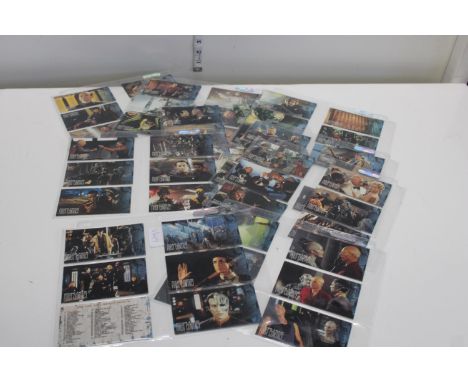 A selection of Star Trek First Contact trading cards 