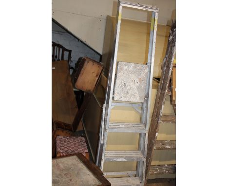Pair of Alley step ladders (no in-house postage) 