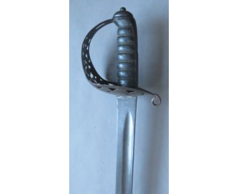 [AP] AN 1892 PATTERN MARK I HOUSEHOLD CAVALRY TROOPER~S SWORD of regulation type, with fullered blade stamped with Ordnance m