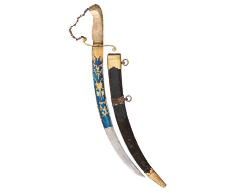 ˜[AP] A NAVAL MIDSHIPMAN~S DIRK, EARLY 19TH CENTURY AND A VICTORIAN MIDSHIPMAN~S DIRK the first with curved single-edged blad