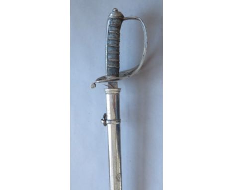 [AP] AN 1854 SCOTS GUARD PATTERN OFFICER~S SWORD, BY HENRY WILKINSON, PALL MALL, LONDON, NO.28215 FOR 1887 of regulation type