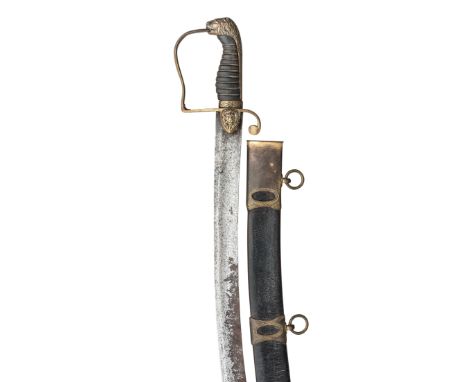 [AP] AN OFFICER~S SWORD, EARLY 19TH CENTURY AND ANOTHER, SECOND QUARTER OF THE 19TH CENTURY A SPANISH INFANTRY GRENADIER~S SW