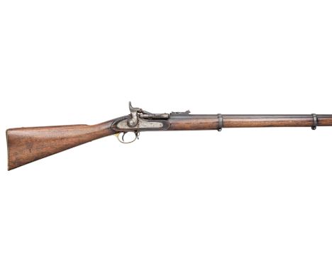 [AP] A .577 CALIBRE BREECH-LOADING SNIDER-ENFIELD MILITARY RIFLE, DATED 1857 of regulation type, with sighted barrel rifled w