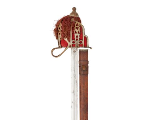 [AP] A HIGHLAND OFFICER~S BROADSWORD BY HENRY WILKINSON, PALL MALL, NO. 2602, MID-19TH CENTURY of regulation type, with broad