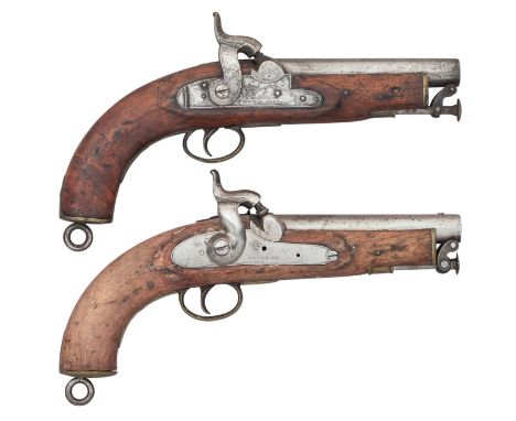 [AP] A .670 CALIBRE PERCUSSION MODEL 1839 SEA SERVICE PISTOL, DATED 1840 AND A .577 CALIBRE PERCUSSION 1842 PATTERN SEA SERVI