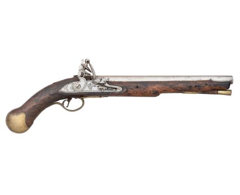 [AP] A .56 CALIBRE 1801 PATTERN LONG SEA SERVICE PISTOL  of regulation type, with tapering barrel struck with Ordnance view a