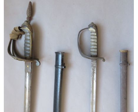 [AP] A VICTORIAN 1845 PATTERN INFANTRY OFFICER~S SWORD BY ROBERT MOLE &amp; SONS, BIRMINGHAM AND AN 1822 PATTERN STAFF OR GEN