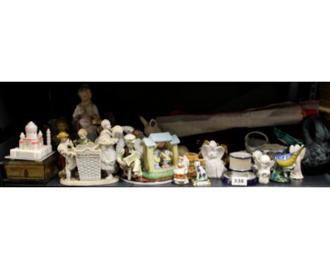 A quantity of mixed ceramic and other items.