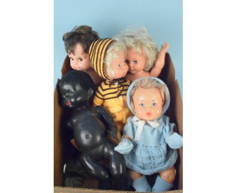 Three vintage battery operated dolls including Palitoy plus an 'Ideal' doll and a Pedigree example