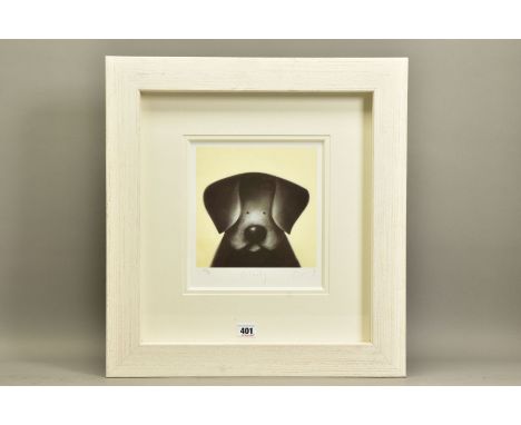 DOUG HYDE (BRITISH 1972)  'MONTY' A SIGNED LIMITED EDITION PRINT OF A DOG, 189/395 with certificate, approximate sizes - imag