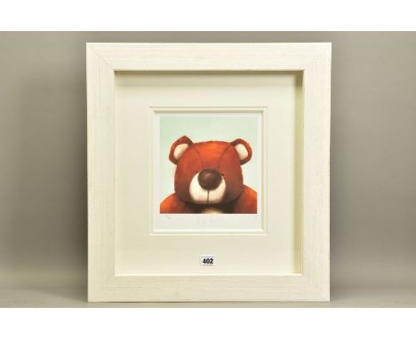 DOUG HYDE (BRITISH 9172) 'BIG BEAR' A SIGNED LIMITED EDITION PRINT OF A BEAR, 189/395 with certificate, approximate sizes - i