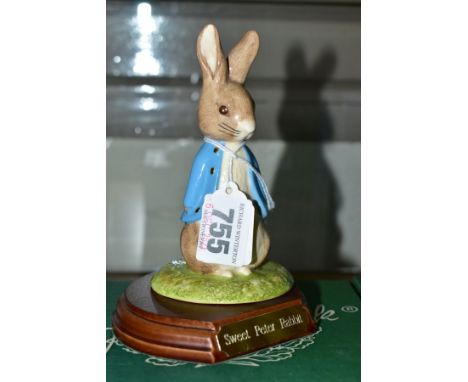 A BOXED LIMITED EDITION BESWICK FIGURE, Sweet Peter Rabbit BP-10d no 1741/2950 commissioned by Peter Rabbit and Friends to co