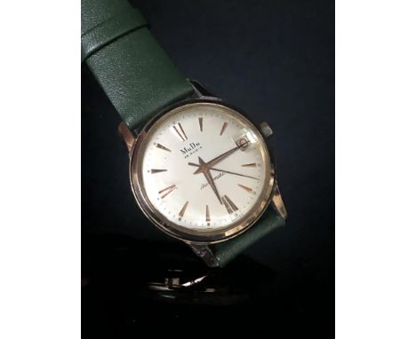 Gents Mu-Du automatic vintage mechanical wristwatch 