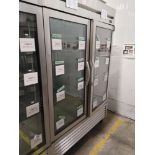 True "T-49FG-HC-FGD01" 2 Door Glass Front Freezer S/N 10304468