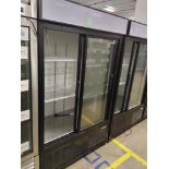 Habco "ESM42HC" 2 Door Glass Front Refrigerator S/N 42066176