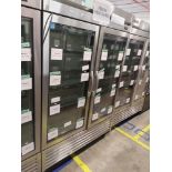 True "T-49G-HC-FGD01" 2 Door Glass Front Refrigerator S/N 10281234